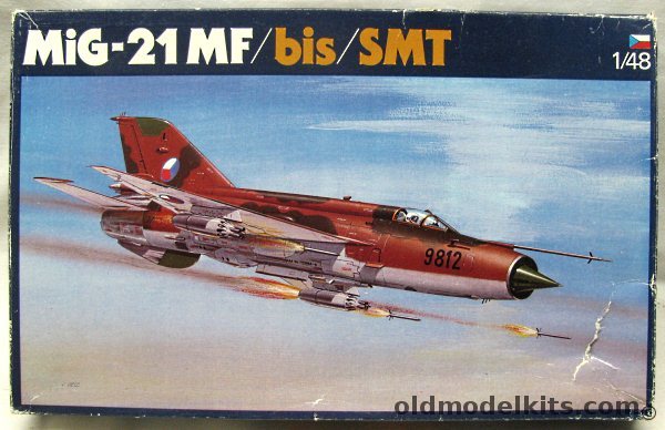 OEZ 1/48 Mig-21 MF - Bis / SMT - Czech / Finnish / USSR - (Mig21MF), 1 plastic model kit
